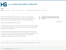 Tablet Screenshot of hanhausengroup.com